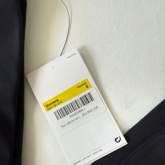 Nike Women’s Power Classic Gym Pant Black Hi waist Tapered Leg Size S NWT - Picture 4 of 5